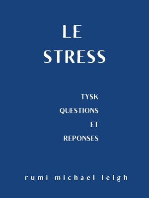 cover image of Le stress